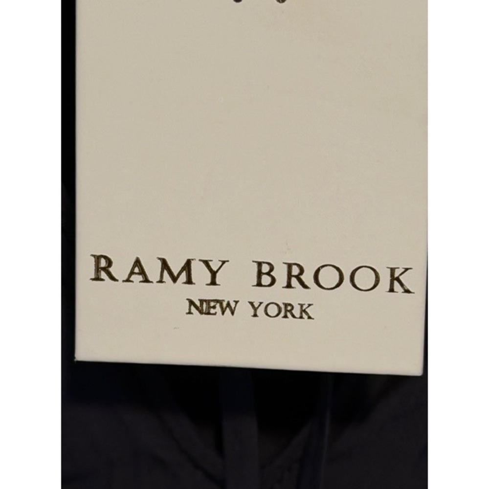 Ramy Brook Black 100% Silk Sheer Blouse Top NEW Size XSMALL - Picture 4 of 6